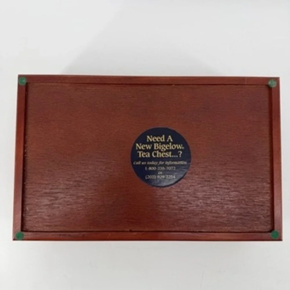 Bigelow Tea wooden tea